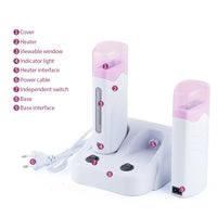 Dual Electric Roll-On Wax Heater for Hair Removal