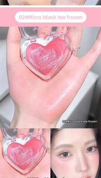 Heart-Shaped Water-Luminous Blush & Highlighter Cream
