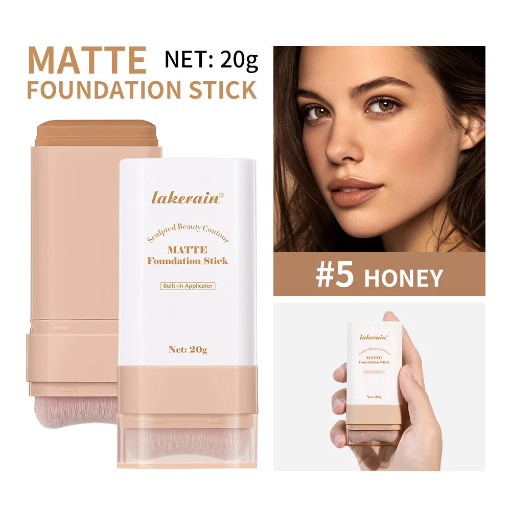 Matte Foundation Stick with Built-in Brush - 43