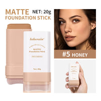 Matte Foundation Stick with Built-in Brush