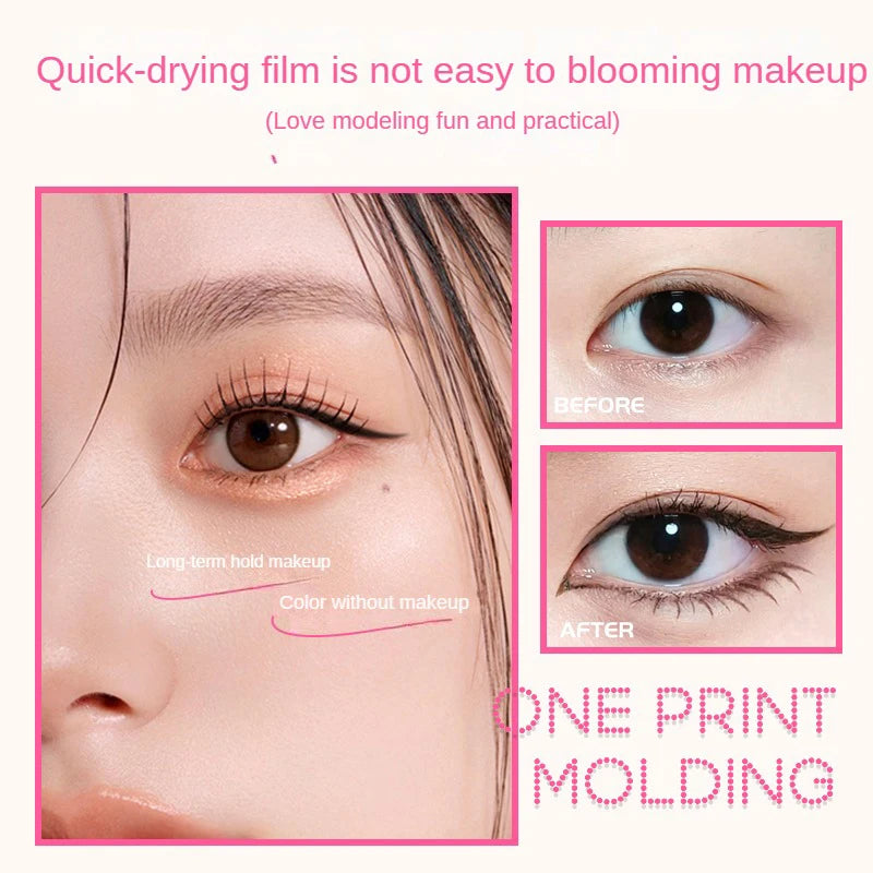 Dual-Ended Winged Eyeliner Stamp Pen for Perfect Symmetry - 4