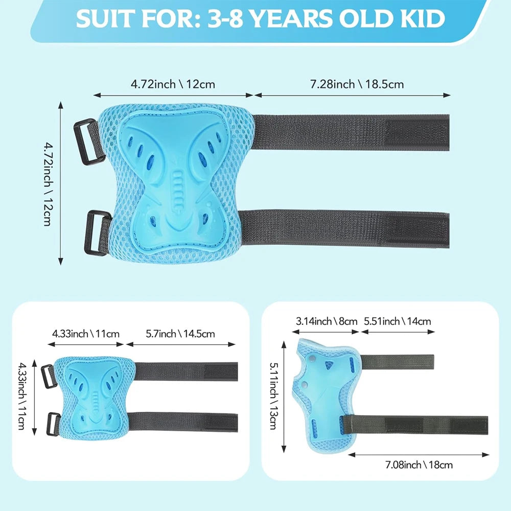 Kids Protective Gear Set for Skating and Cycling - 12