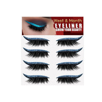 Reusable Self-Adhesive Eyeliner and Eyelash Stickers