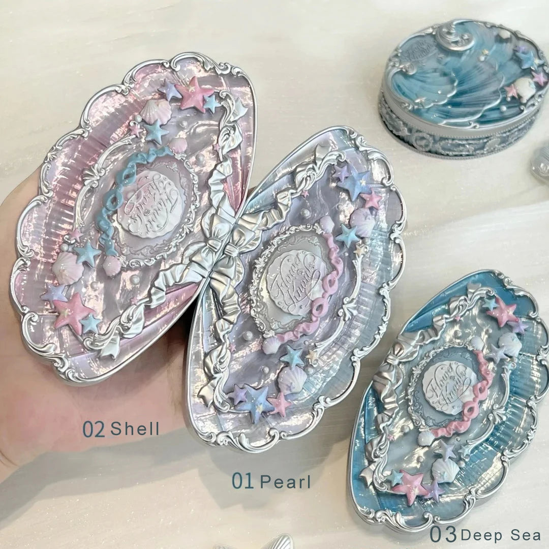 6-Color Ocean Theme Eyeshadow Palette - 2