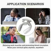 Electric Pulse Neck and Shoulder Massager with Heat Therapy