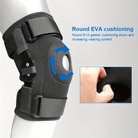 Adjustable Hinged Knee Brace for Joint Support and Pain Relief