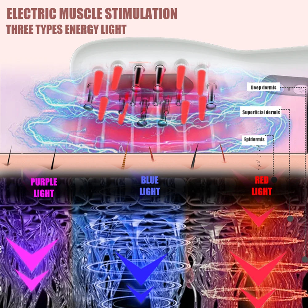 Electric Scalp Massager & Hair Growth Oil Applicator - 3