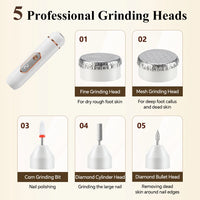 2-in-1 Electric Callus Remover and Nail Polishing Kit