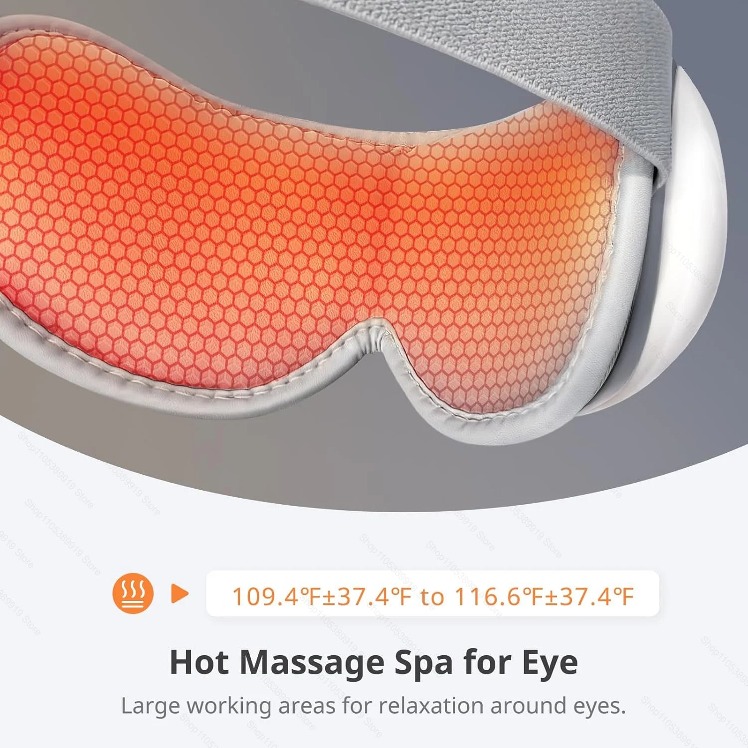 Heated Eye Massager for Tension and Fatigue Relief - 3