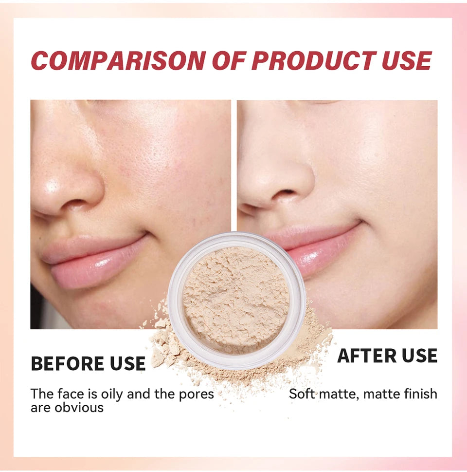 Oil-Control Matte Setting Powder for Flawless Makeup - 11