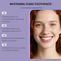 Purple Teeth Whitening Mousse Foam for Deep Stain Removal