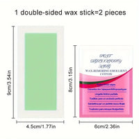 Pain-Free Hair Removal Wax Strips for Face and Body