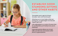 Adjustable Posture Corrector Brace for Kids and Teens
