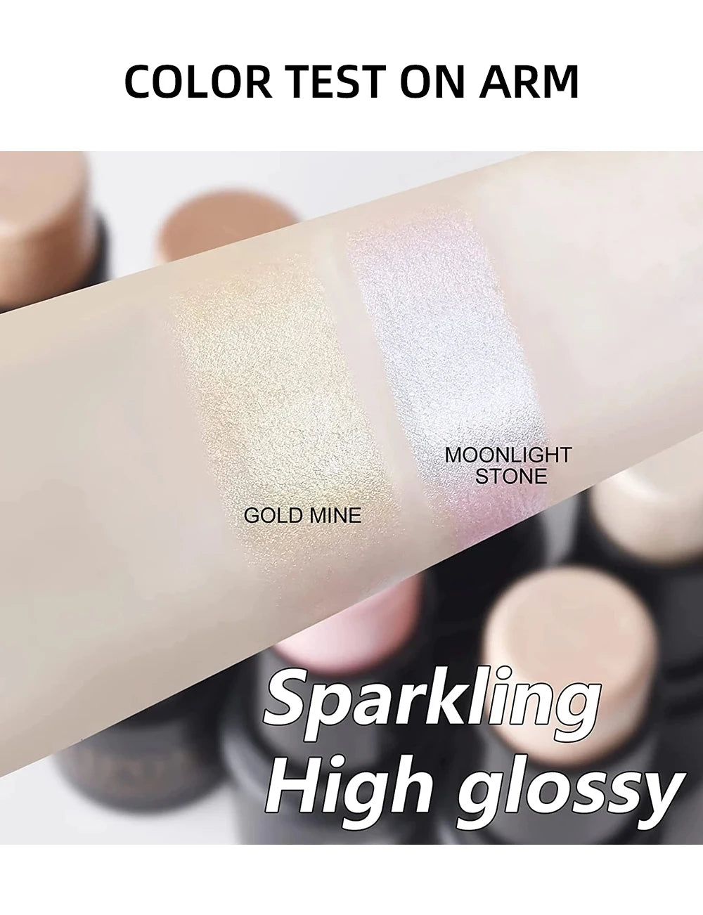Creamy Face Highlighter and Contour Shimmer Stick - 13