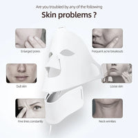 7-Color Photon LED Face and Neck Therapy Mask