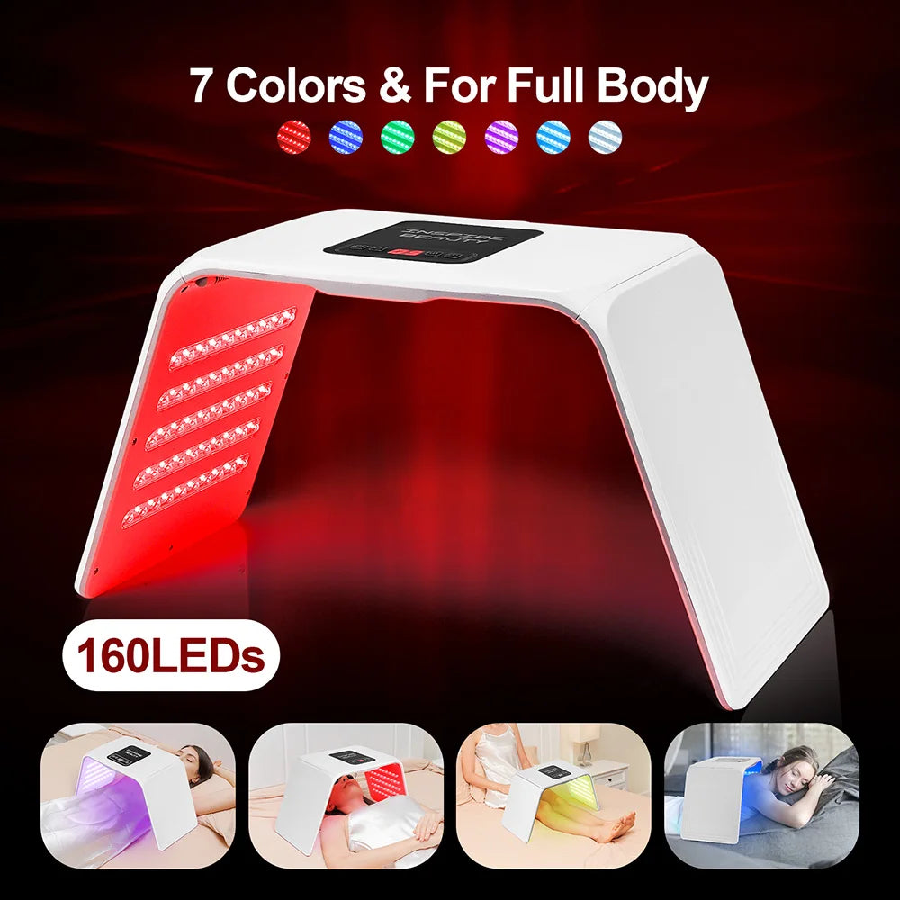 7-Color LED Photon Therapy Beauty Machine for Face and Body