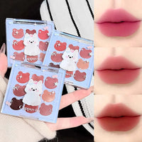 9-Color Matte Lip Mud Makeup Palette