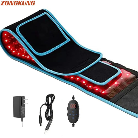 Red & Infrared LED Therapy Belt for Pain Relief and Recovery