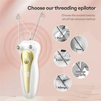 Electric Facial Hair Threading Epilator for Smooth Skin