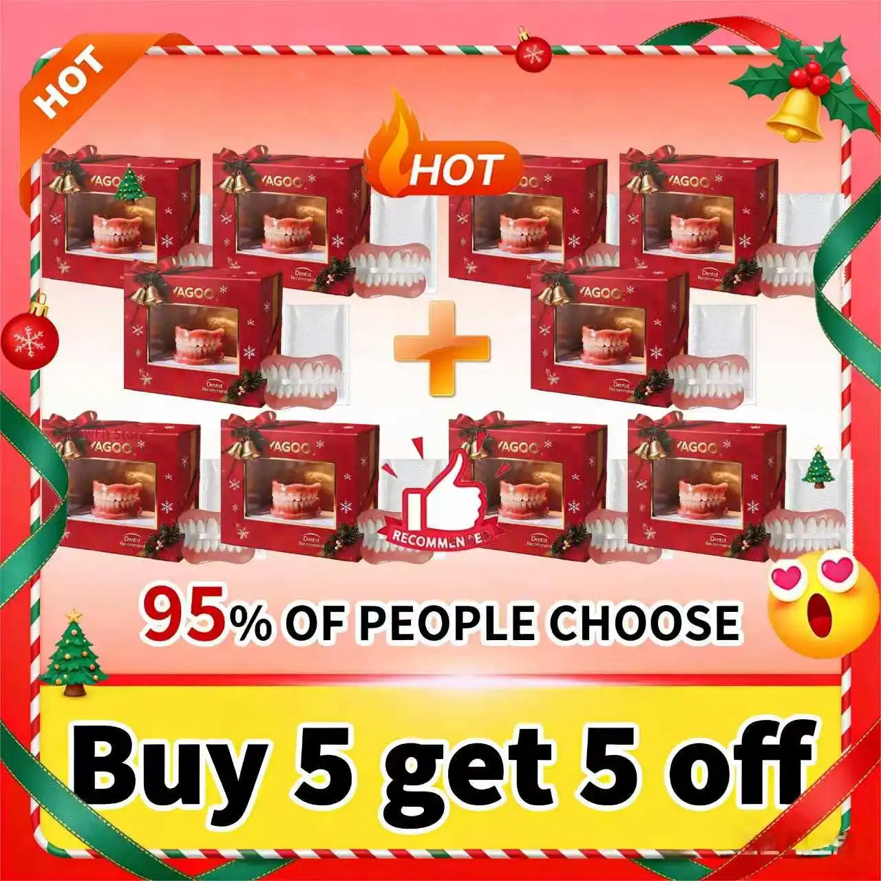 Instant Smile Cosmetic Denture Veneers for Men and Women - 11