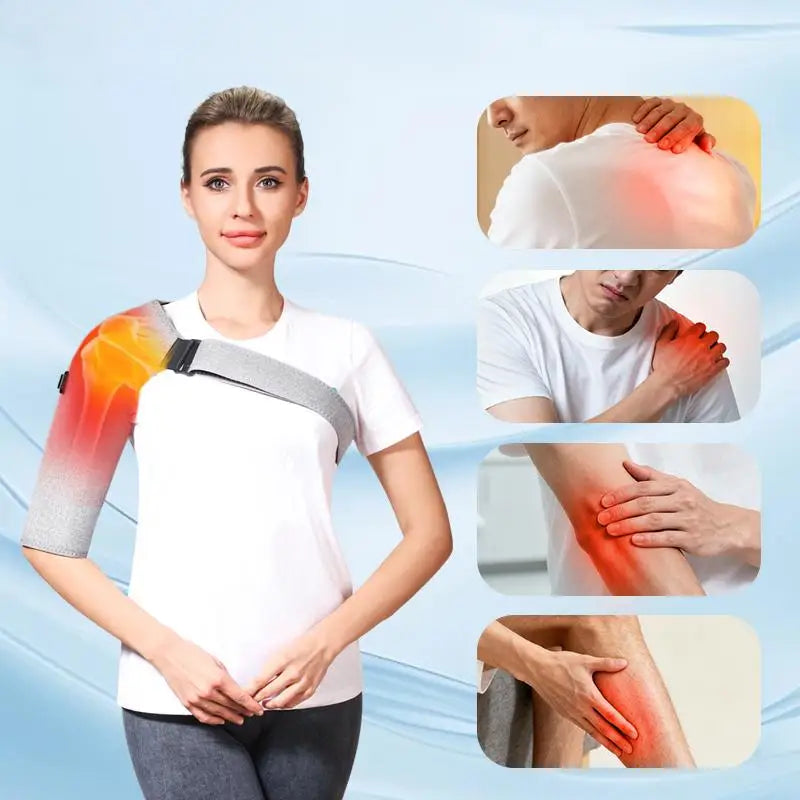 Red Light Therapy Heated Shoulder Support Wrap - 4