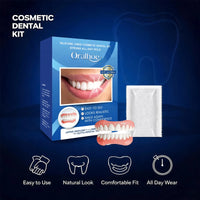 Instant Smile Cosmetic Dentures for Upper and Lower Teeth
