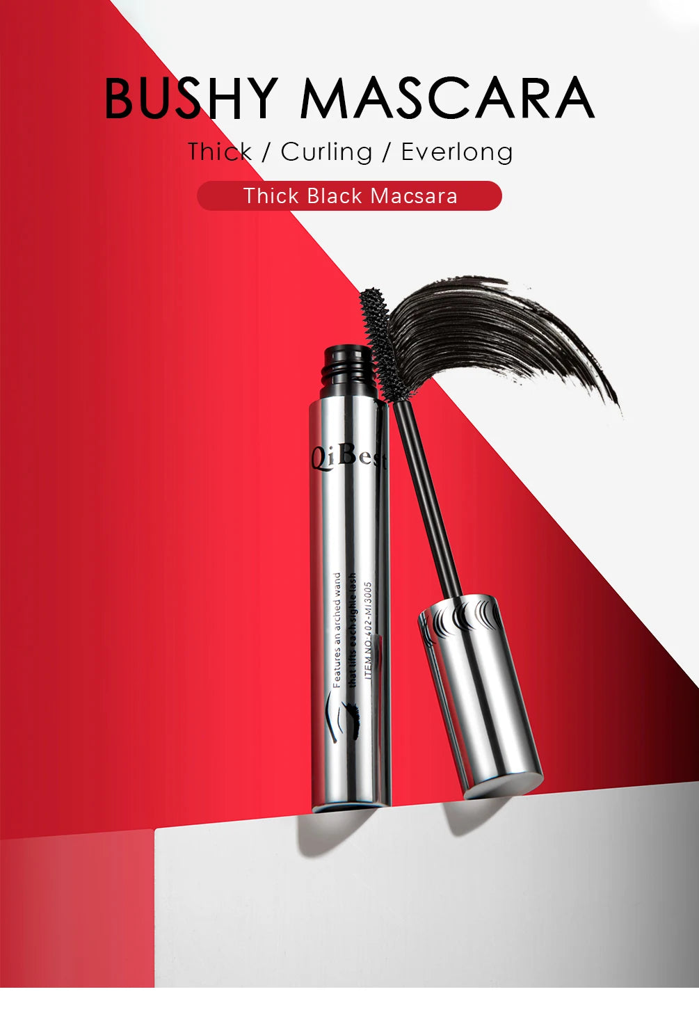 4D Silk Fiber Waterproof Lengthening Mascara - 7