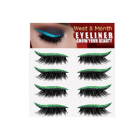Reusable Self-Adhesive Eyeliner and Eyelash Stickers