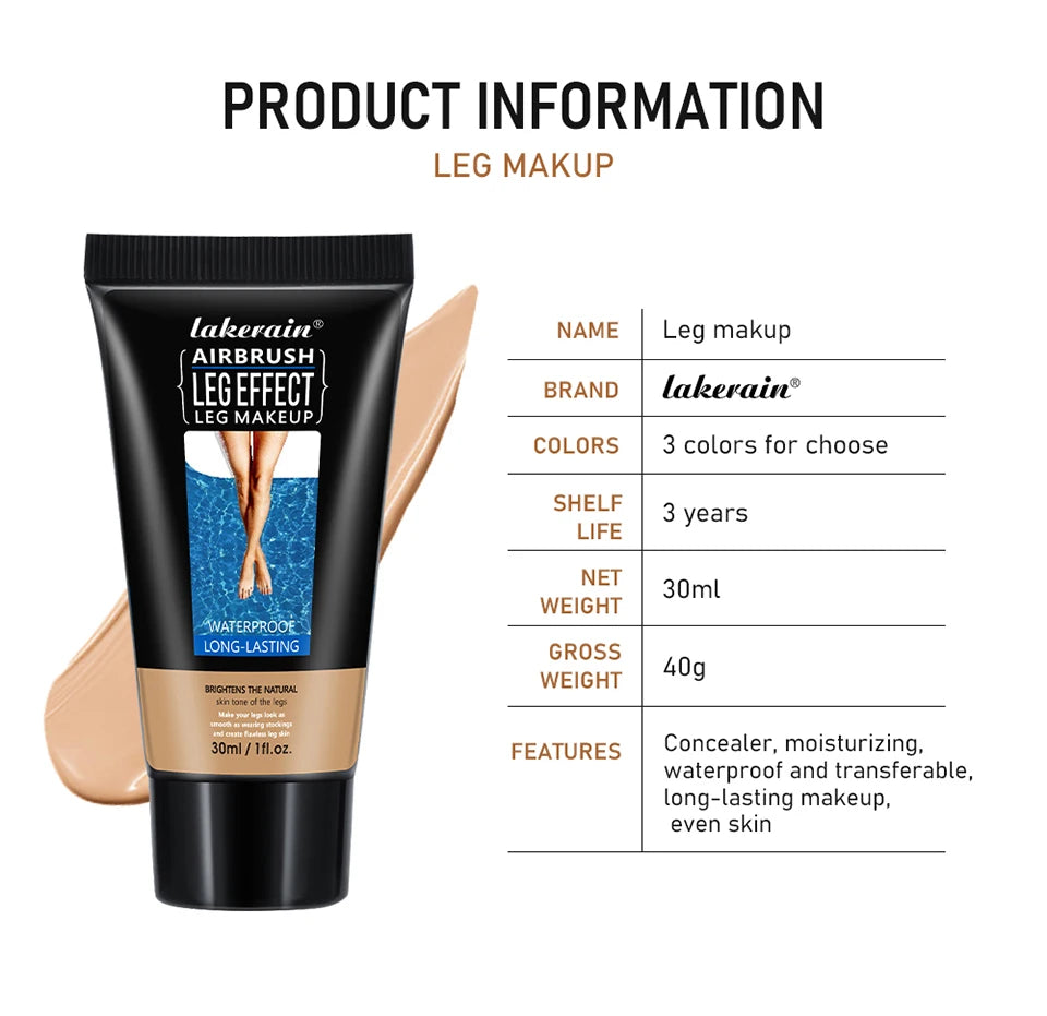 Airbrush Leg Makeup Foundation for Flawless Skin - 14