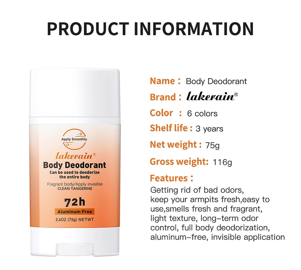 Long-Lasting Invisible Body Deodorant Stick - 14