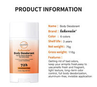 Long-Lasting Invisible Body Deodorant Stick