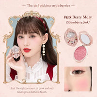 Embossed Strawberry Long-Lasting Powder Blush