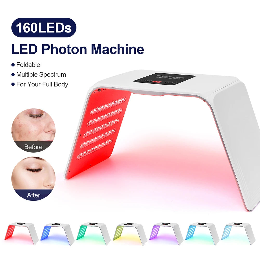 7-Color LED Photon Therapy Mask for Professional Skin Rejuvenation - 7
