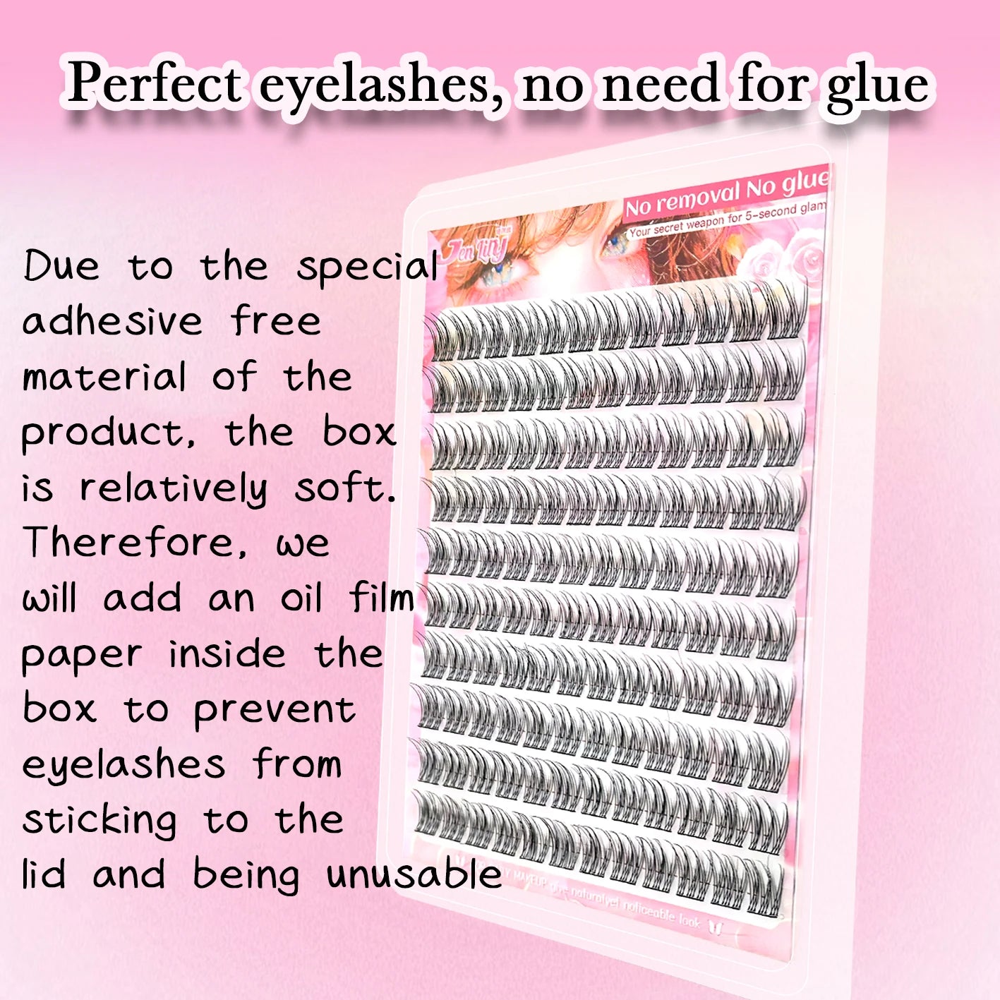 Glue-Free Manga Style DIY Eyelash Extension Kit - 4