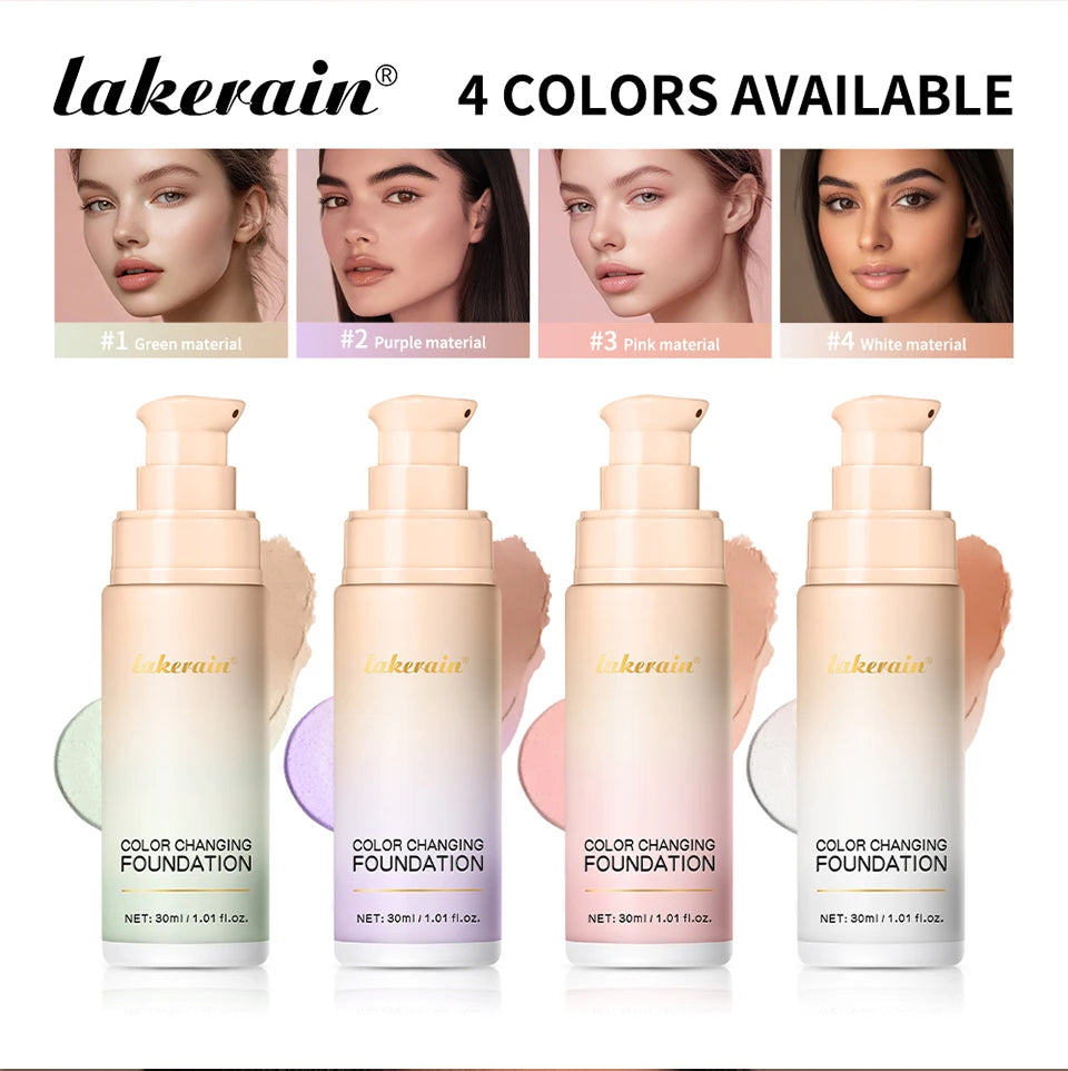 Color-Changing Liquid Foundation for Flawless Skin - 8