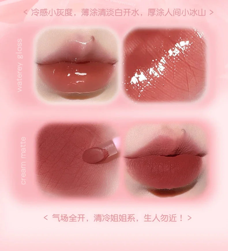 2-in-1 Dual Shade Mirror Finish Lip Gloss - 21