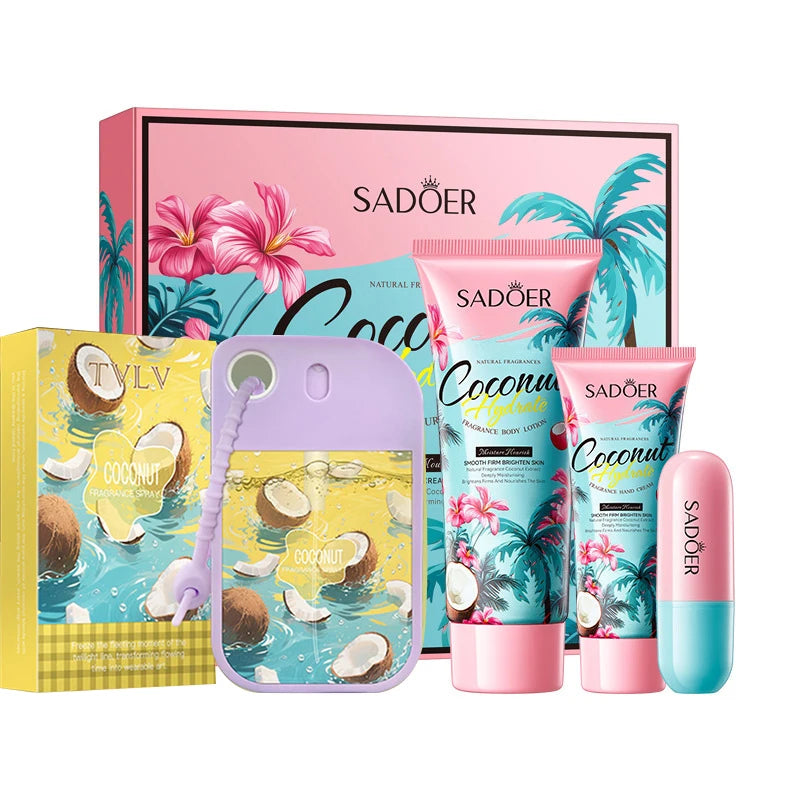 Coconut Fragrance Moisturizing Body Care Set