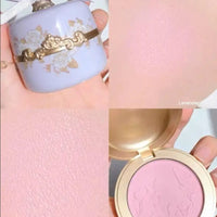 Embossed Floral Matte Blush Palette