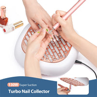 130W High-Power Brushless Nail Dust Collector