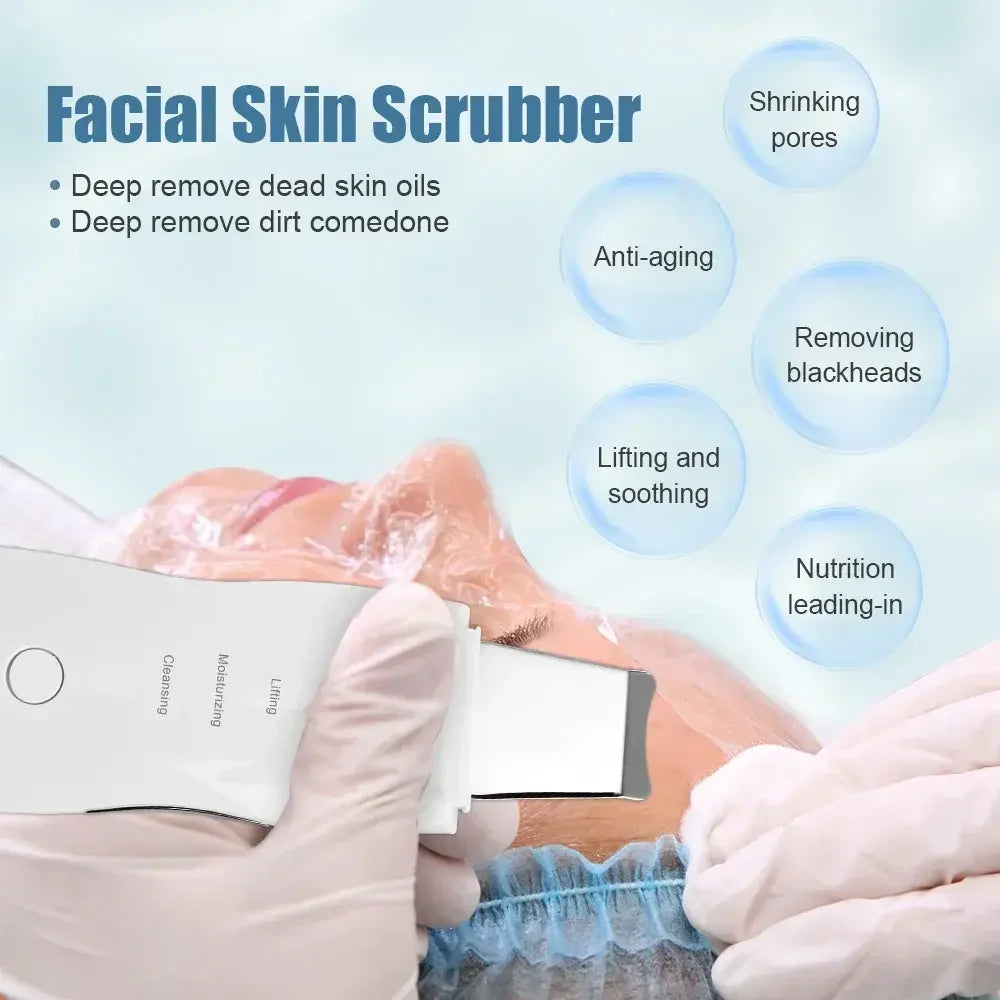Ultrasonic Facial Skin Scrubber and Pore Cleaner - 3