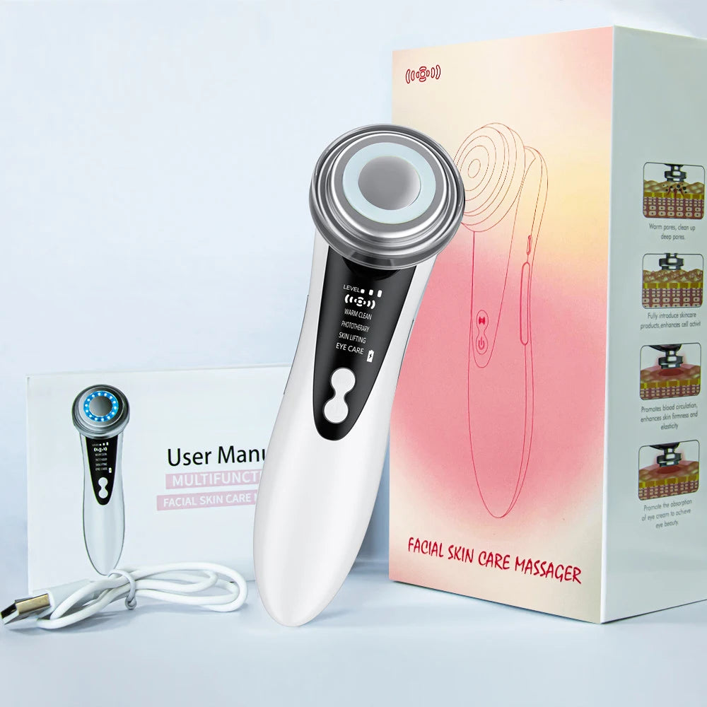 5-in-1 LED Facial Rejuvenation and Lifting Massager - 13