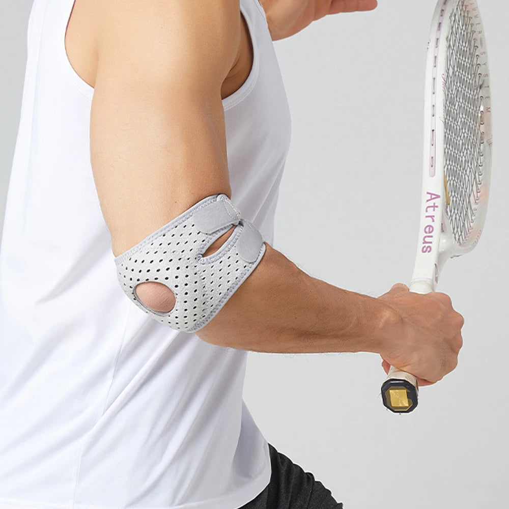 Adjustable Breathable Elbow Support Brace for Pain Relief - 20