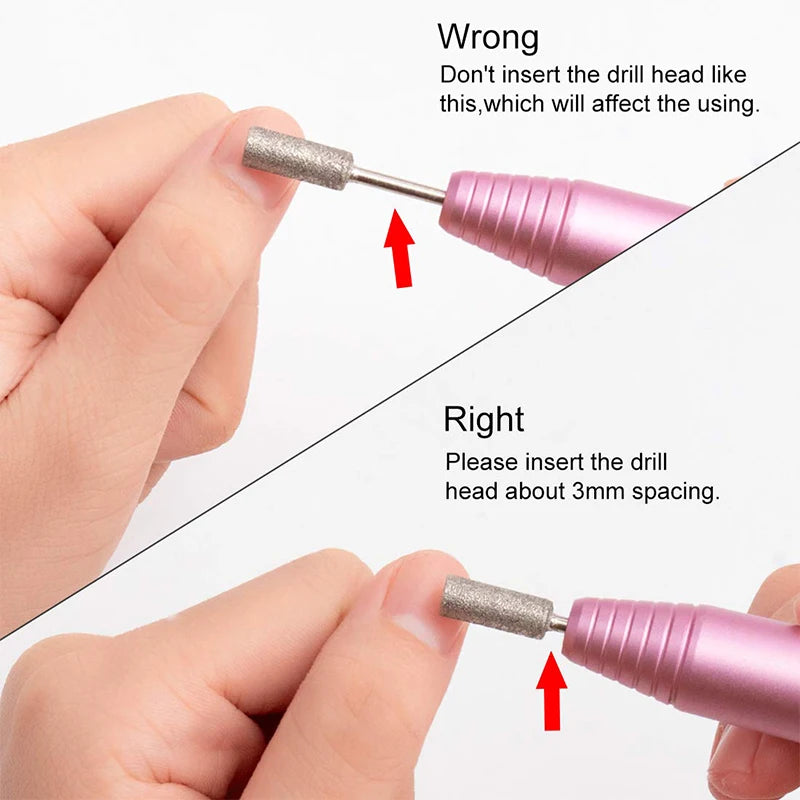 Portable Electric Nail File and Manicure Drill Kit - 4