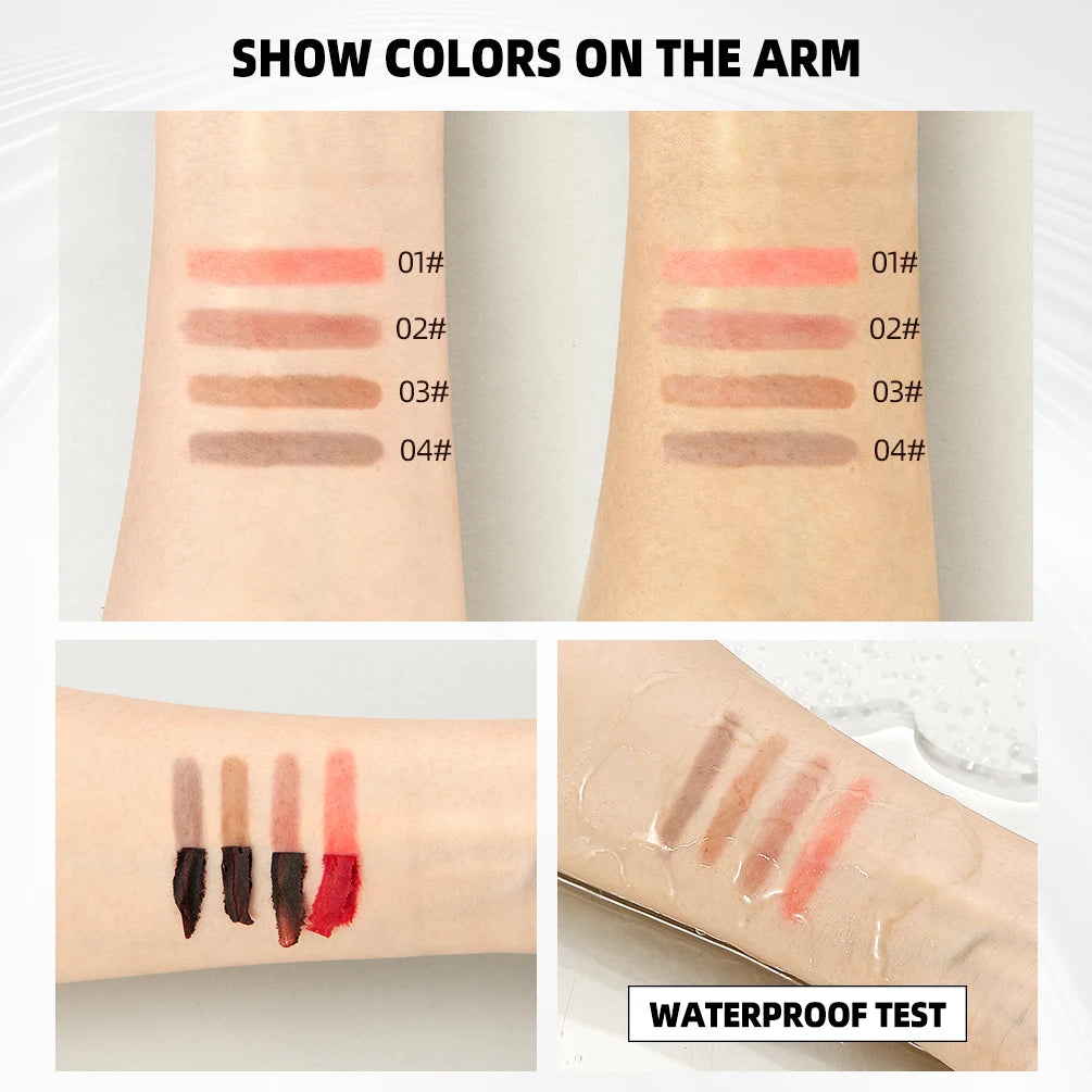 Waterproof Peel-Off Matte Lip Liner Stain - 4