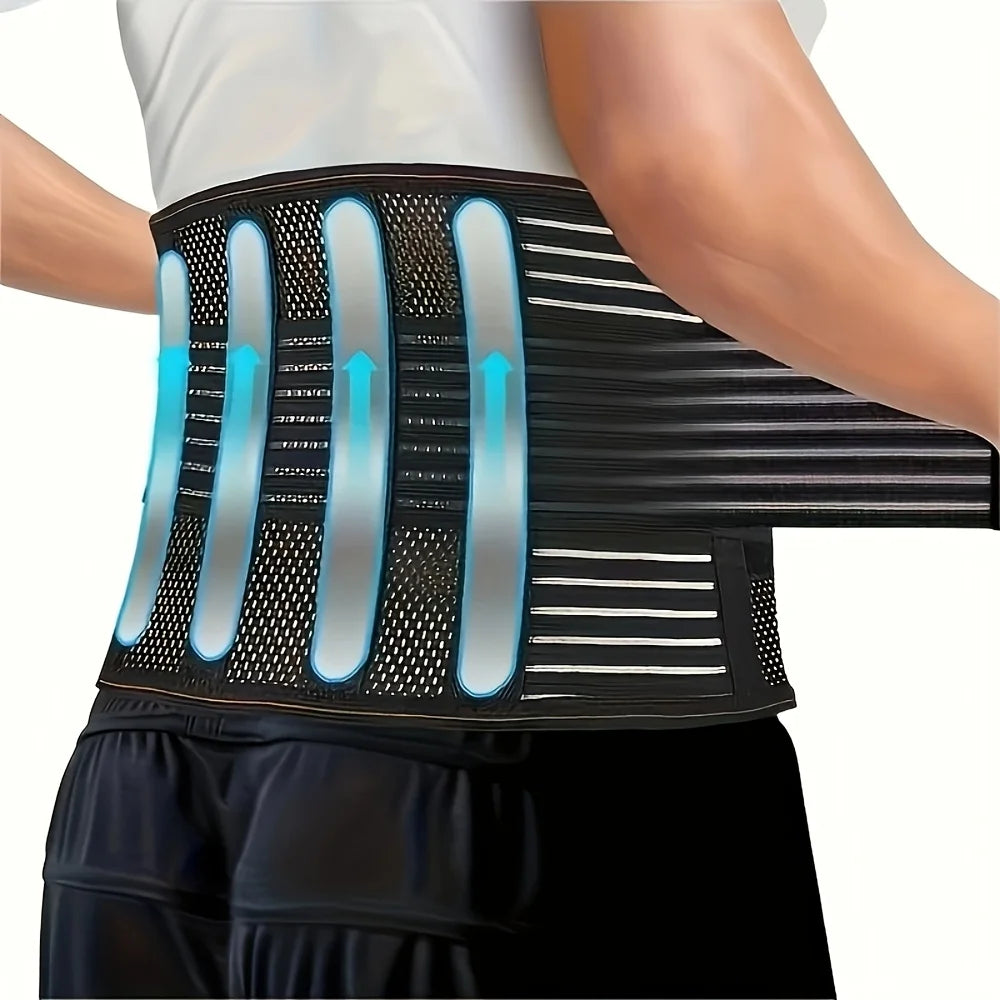 Adjustable Breathable Back Support Belt for Lower Back Pain - 2
