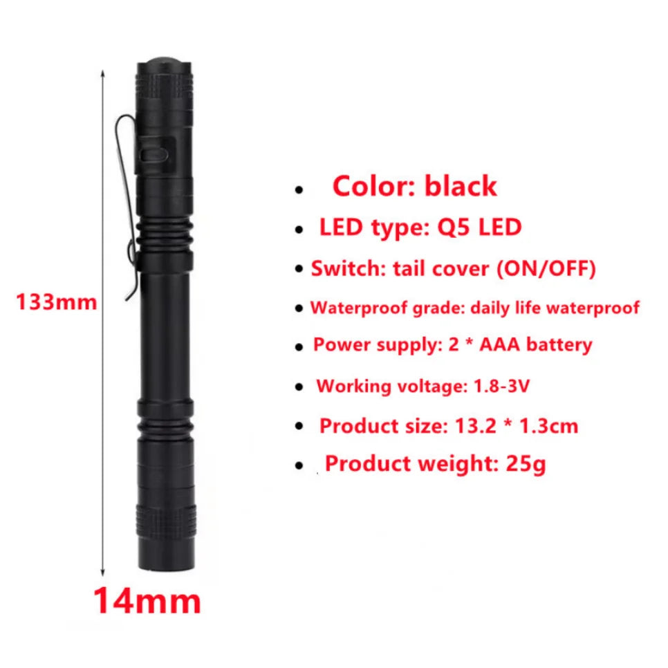Compact LED Pen Light for Inspection and Outdoor Use - 3