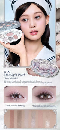 6-Color Eyeshadow and Makeup Palette Set