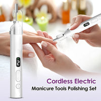 Electric Nail Clipper and Manicure Drill Set