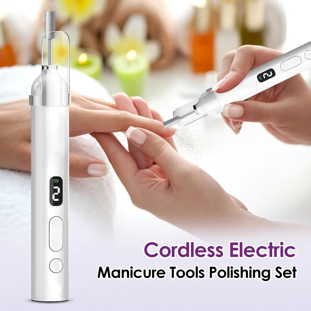 Portable Electric Nail Drill & UV Curing Tool - 3