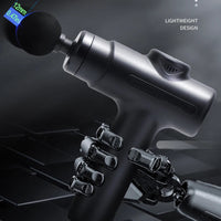 Portable Deep Tissue Percussion Massage Gun with 8 Heads